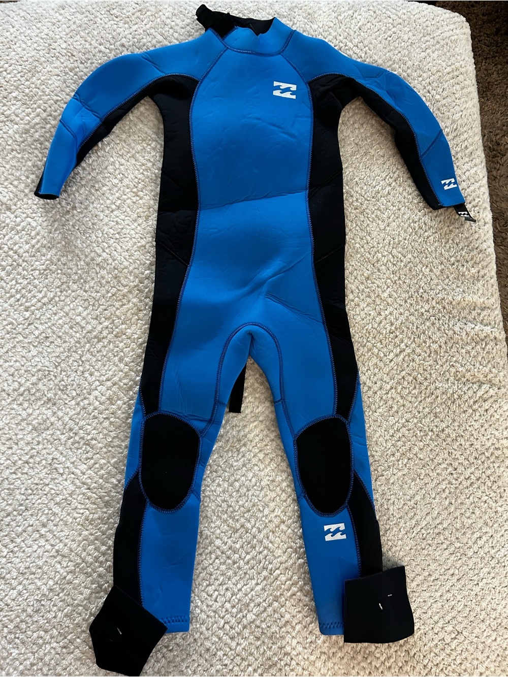 Billabong Kids Blue and Black Full Wetsuit Rashguard